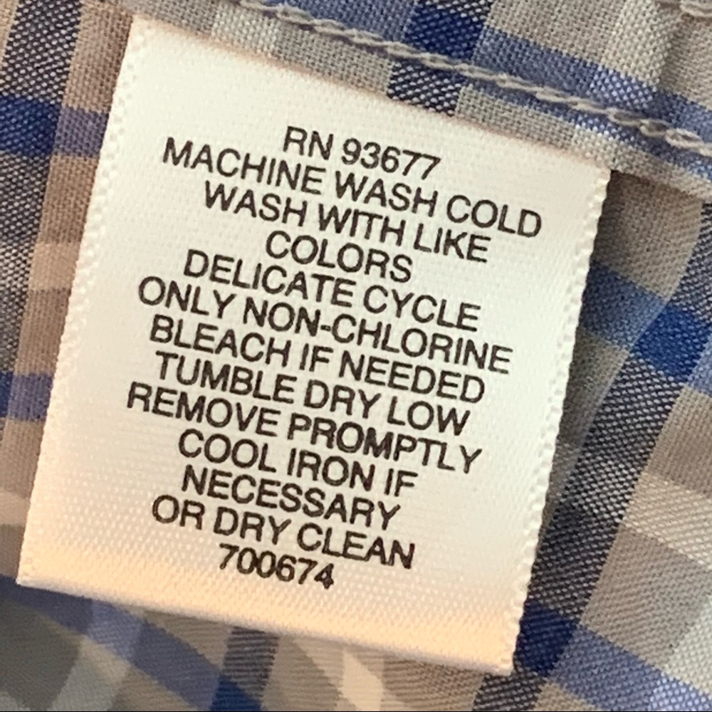 CLAIBORNE 80’s 2-Ply Long Sleeve Button Up Shirt - Picture 10 of 11
